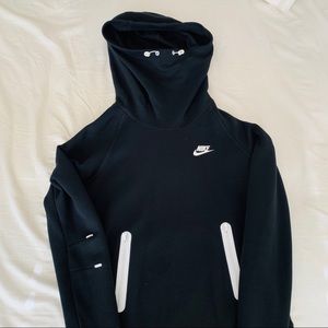 Nike funnel neck black sweater
